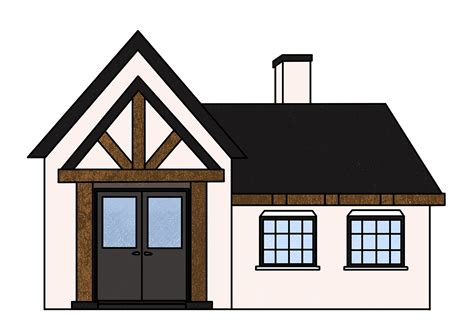bahay drawing with color|How to Draw a House .